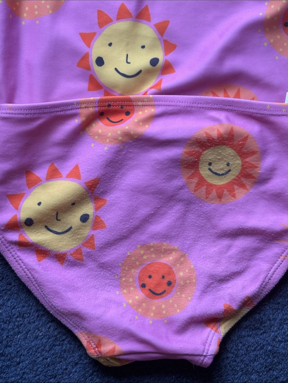 Tea Collection Pink Sun Ruffle Swim Set - Girls 4 - Picture 5 of 5